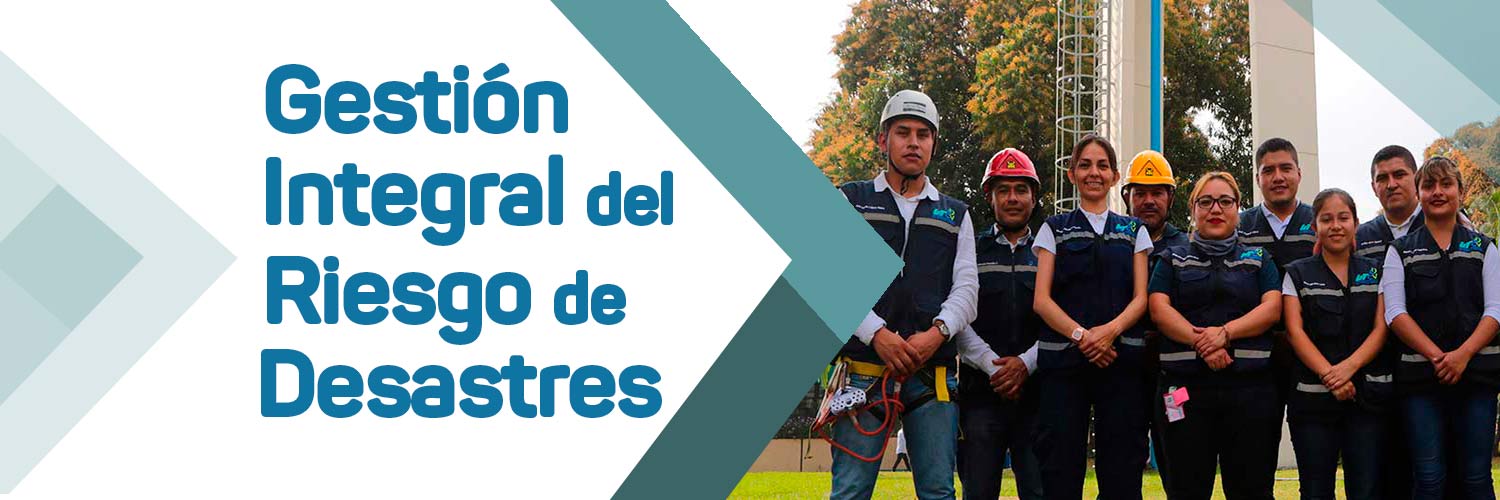 Imagen del banner de la sección Gestión Integral del Riesgo de Desastres