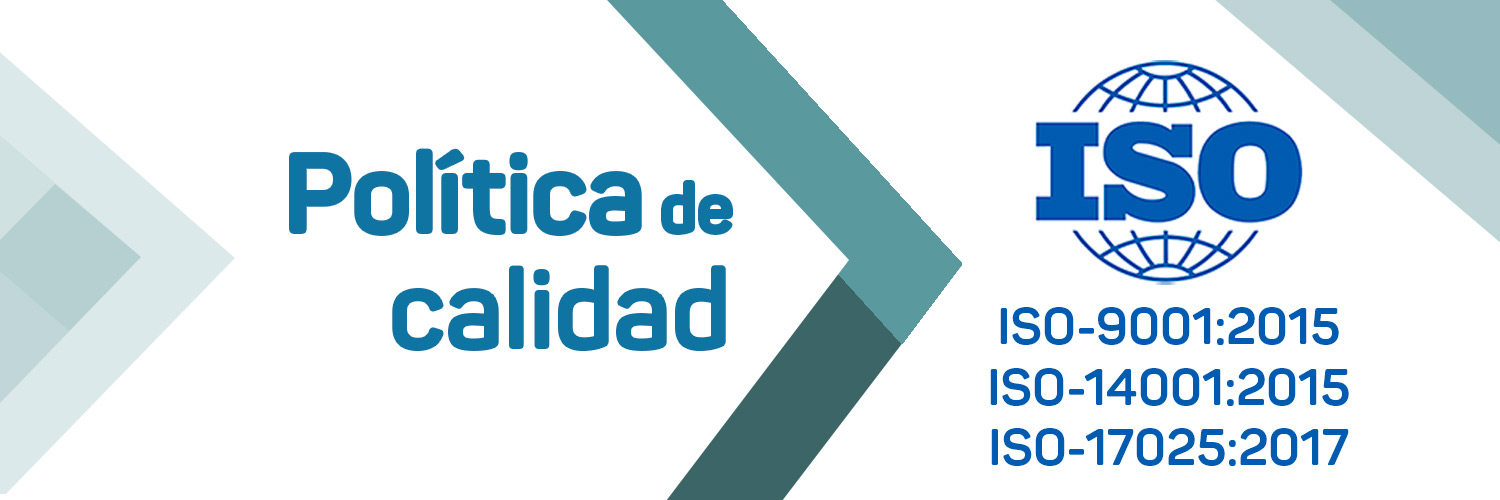 Imagen del banner de la sección política de calidad