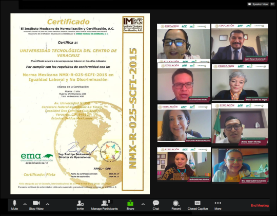 UTCV SEDE DEL FORO VIRTUAL "CONSTRUIR LA IGUALDAD A TRAVÉS DE LA EDUCACIÓN SUPERIOR"